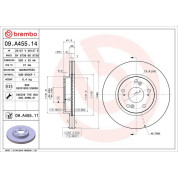 Brembo | Bremsscheibe | 09.A455.11