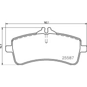 Brembo | Bremsbelagsatz, Scheibenbremse | P 50 131