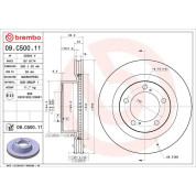Brembo | Bremsscheibe | 09.C500.11
