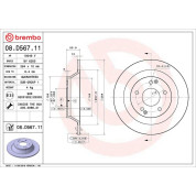 Brembo | Bremsscheibe | 08.D567.11