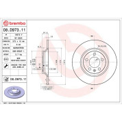 Brembo | Bremsscheibe | 08.D973.11