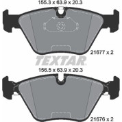 Textar | Bremsbelagsatz, Scheibenbremse | 2167703