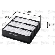 Valeo | Luftfilter | 585243