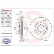 Brembo | Bremsscheibe | 09.B359.10