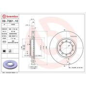 Brembo | Bremsscheibe | 09.7261.10