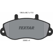 Textar | Bremsbelagsatz, Scheibenbremse | 2330201