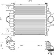 Valeo | Ladeluftkühler | 818384