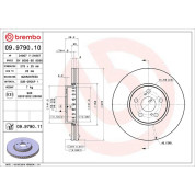 Brembo | Bremsscheibe | 09.9790.11