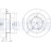 Delphi | Bremsscheibe | BG2584