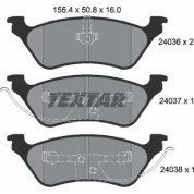 Textar | Bremsbelagsatz, Scheibenbremse | 2403601