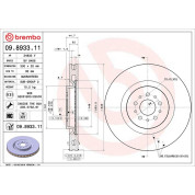 Brembo | Bremsscheibe | 09.8933.11