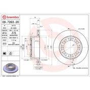 Brembo | Bremsscheibe | 09.7263.20