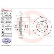 Brembo | Bremsscheibe | 09.B975.11