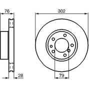 BOSCH | Bremsscheibe | 0 986 478 317