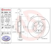 Brembo | Bremsscheibe | 09.5934.11