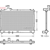 Denso | Kühler, Motorkühlung | DRM21026