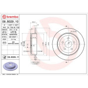Brembo | Bremsscheibe | 08.B029.10