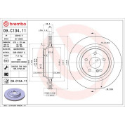 Brembo | Bremsscheibe | 09.C134.11