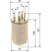 BOSCH | Kraftstofffilter | F 026 402 244