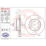 Brembo | Bremsscheibe | 09.B461.11