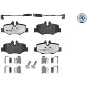 Meyle | Bremsbelagsatz, Scheibenbremse | 025 240 0817/PD