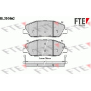 FTE | Bremsbelagsatz, Scheibenbremse | 9010643