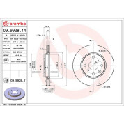 Brembo | Bremsscheibe | 09.9928.11