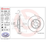 Brembo | Bremsscheibe | 09.C285.11