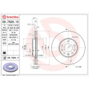 Brembo | Bremsscheibe | 09.7629.11