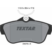 Textar | Bremsbelagsatz, Scheibenbremse | 2457803