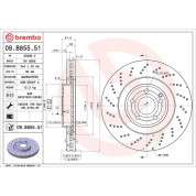 Brembo | Bremsscheibe | 09.B855.51