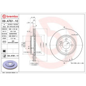 Brembo | Bremsscheibe | 09.A761.11