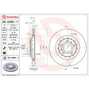 Brembo | Bremsscheibe | 09.A269.11