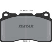 Textar | Bremsbelagsatz, Scheibenbremse | 2309203