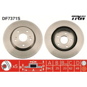 TRW | Bremsscheibe | DF7371S