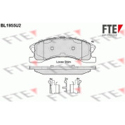 FTE | Bremsbelagsatz, Scheibenbremse | 9010542