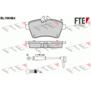 FTE | Bremsbelagsatz, Scheibenbremse | 9010574