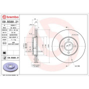 Brembo | Bremsscheibe | 09.B588.21