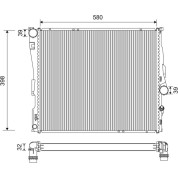 Valeo | Kühler, Motorkühlung | 701200