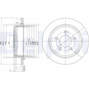 Delphi | Bremsscheibe | BG3073