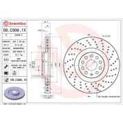 Brembo | Bremsscheibe | 09.C306.1X