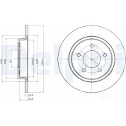Delphi | Bremsscheibe | BG3930