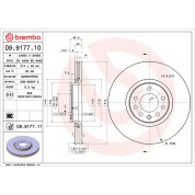 Brembo | Bremsscheibe | 09.9177.11