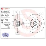 Brembo | Bremsscheibe | 08.B396.27