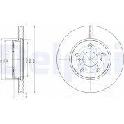Delphi | Bremsscheibe | BG4232