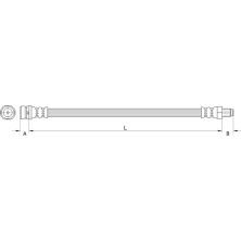 Metzger | Bremsschlauch | 4110992