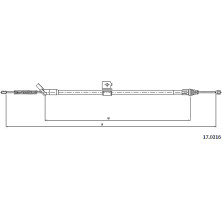 17.0316 Seilzug, Feststellbremse