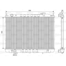 Valeo | Kühler, Motorkühlung | 701611
