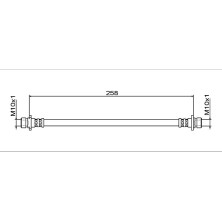 Metzger | Bremsschlauch | 4111942