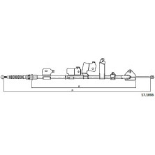 17.1096 Seilzug, Feststellbremse